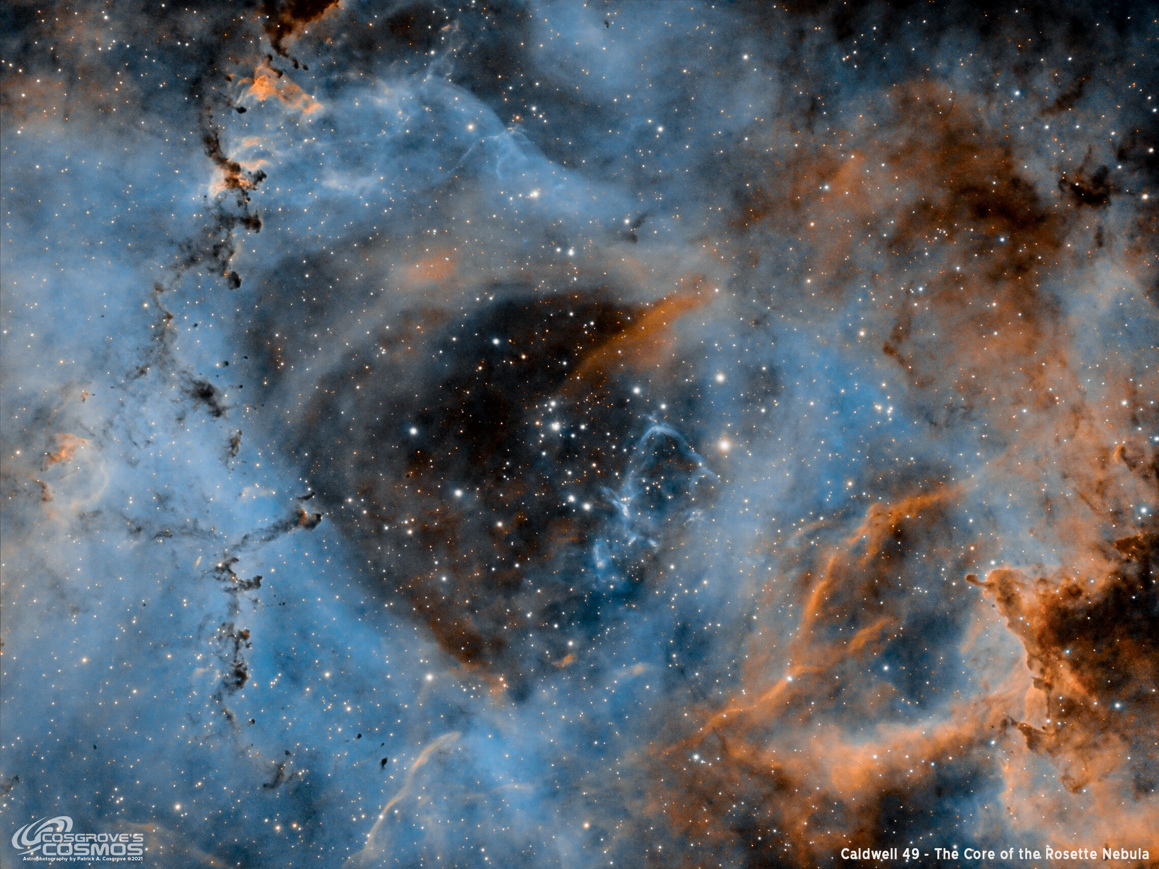 The Rosette Nebula (C49) in image