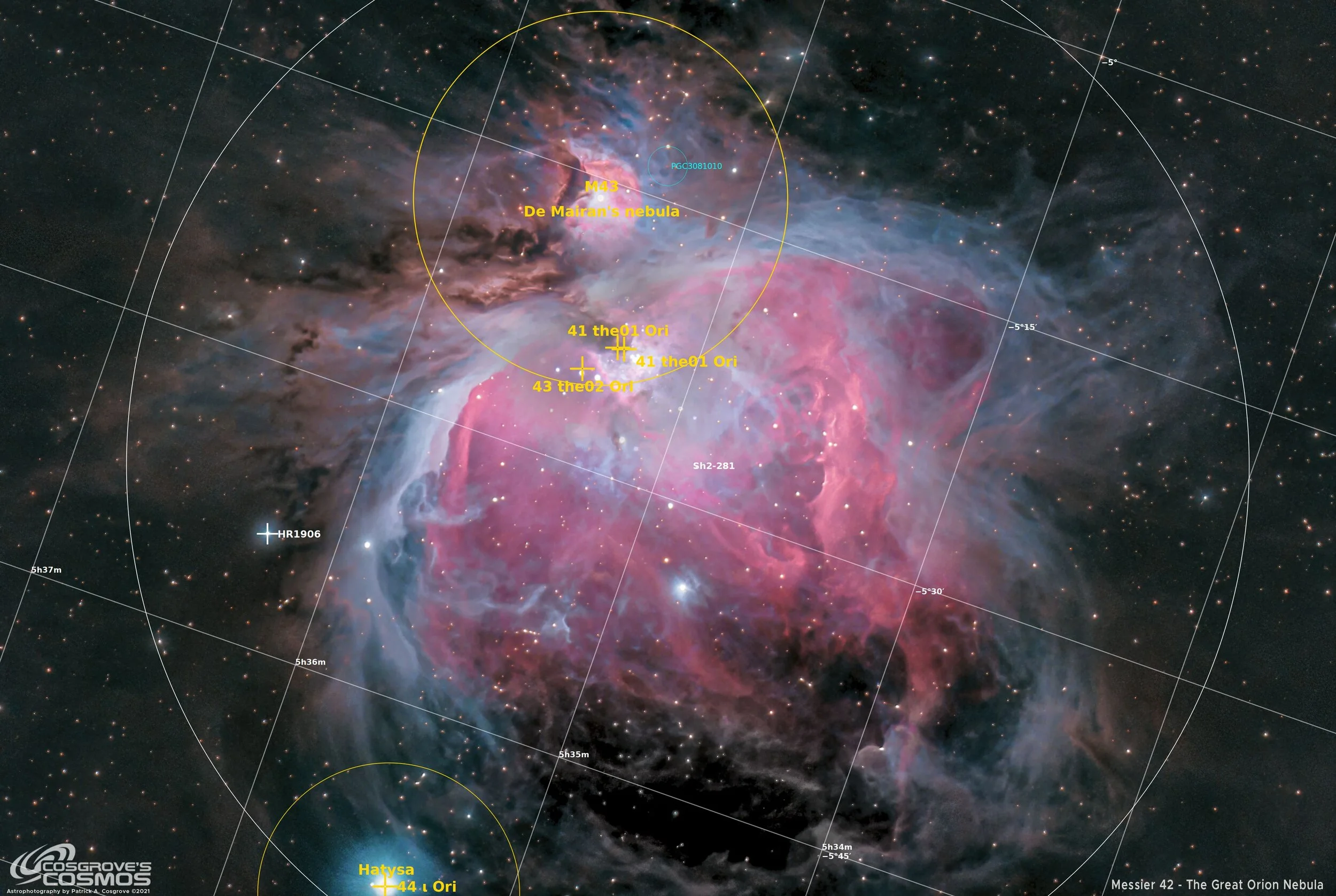Messier 42 - The Great Orion Nebula — Cosgrove's Cosmos
