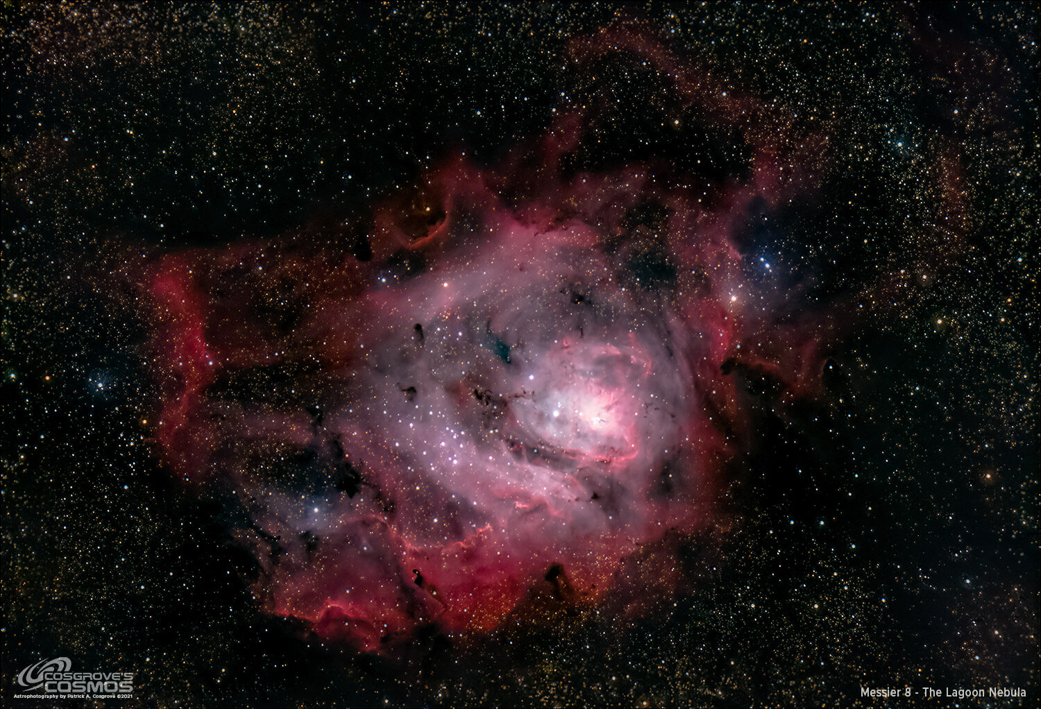 Messier 8 - The Lagoon Nebula (click to enlarge)