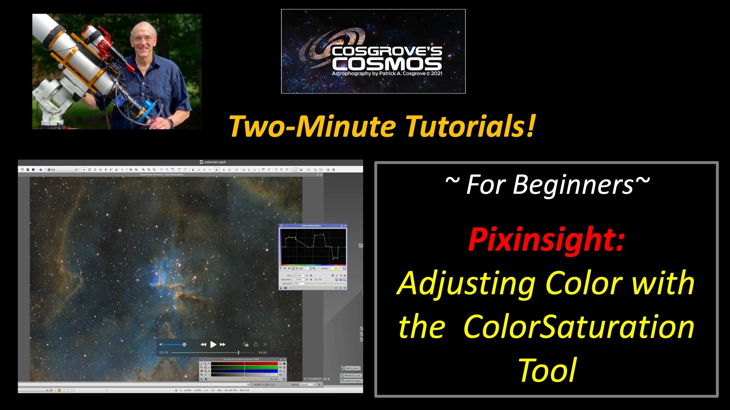 Adjusting Color with the ColorSaturation Tool!