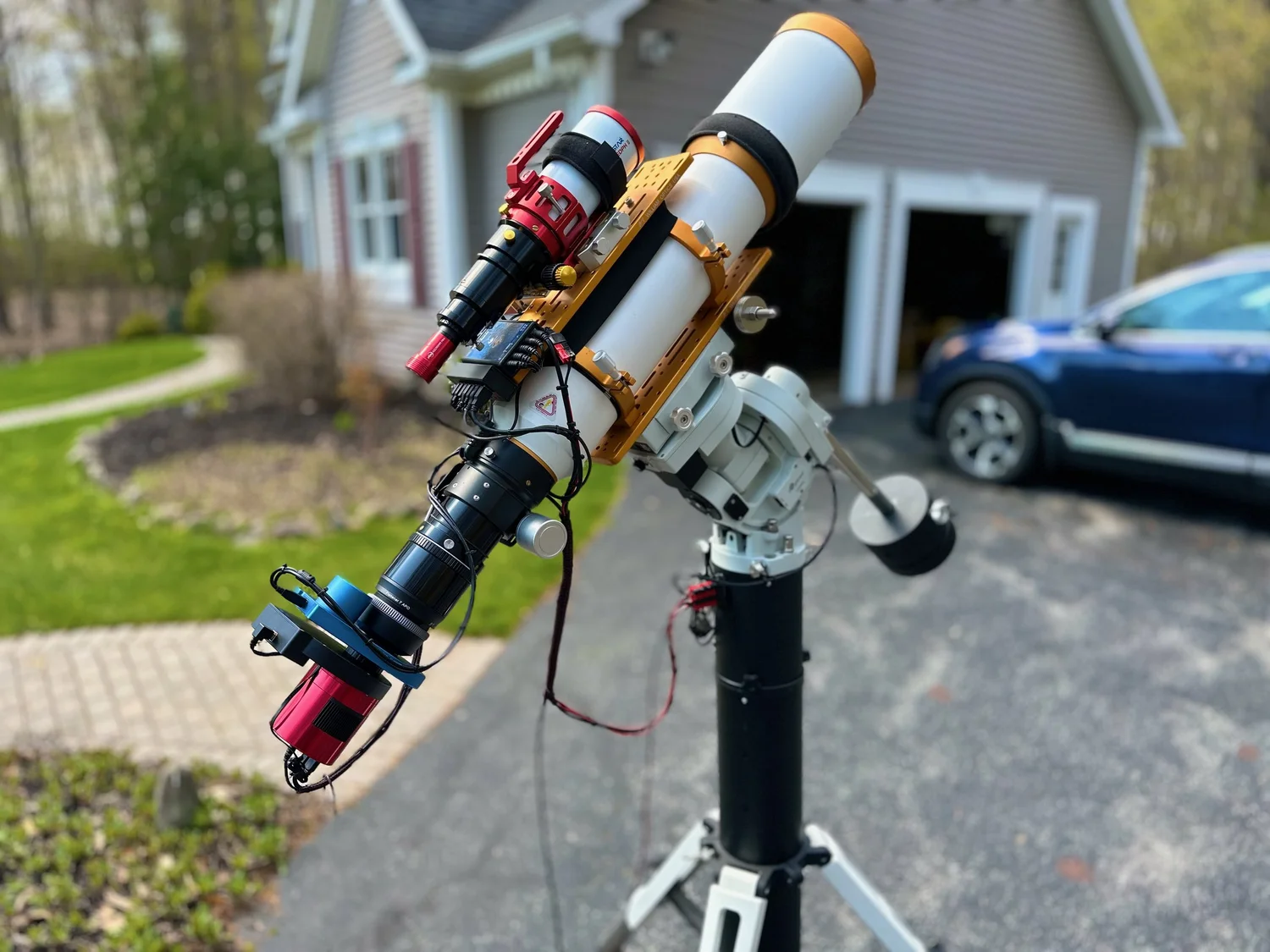 Telescope platform setup