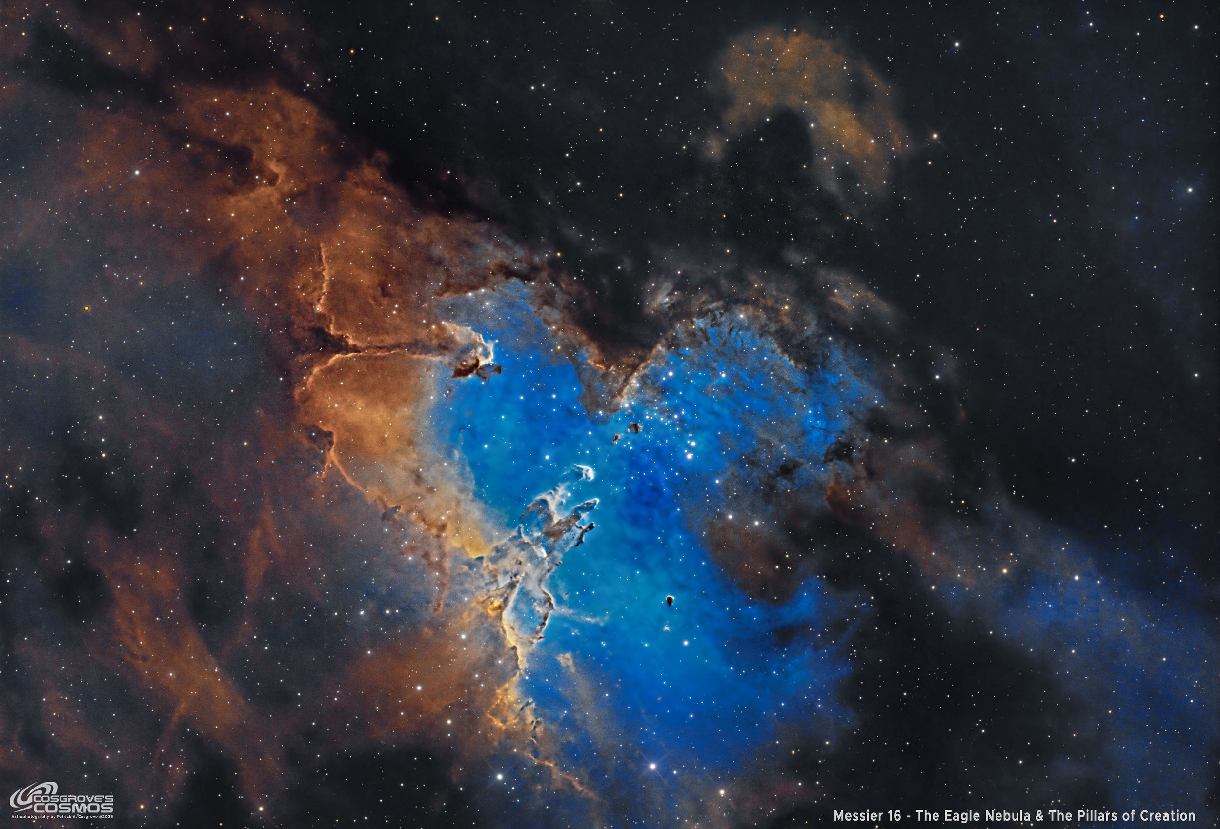 Messier 16 - The Eagle Nebula/The Pillars of Creation, 4.75 hours in SHO