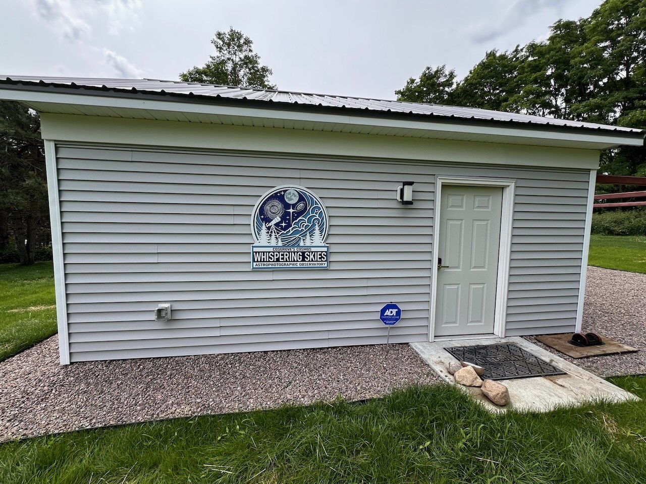 Whispering Skies Observatory: Making the Sign!