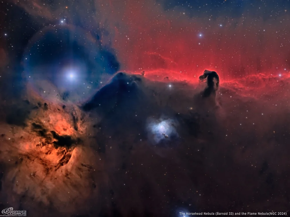 Barnard 33 & NGC 2024 - The Horsehead and Flame Nebula - 6 hours in ...