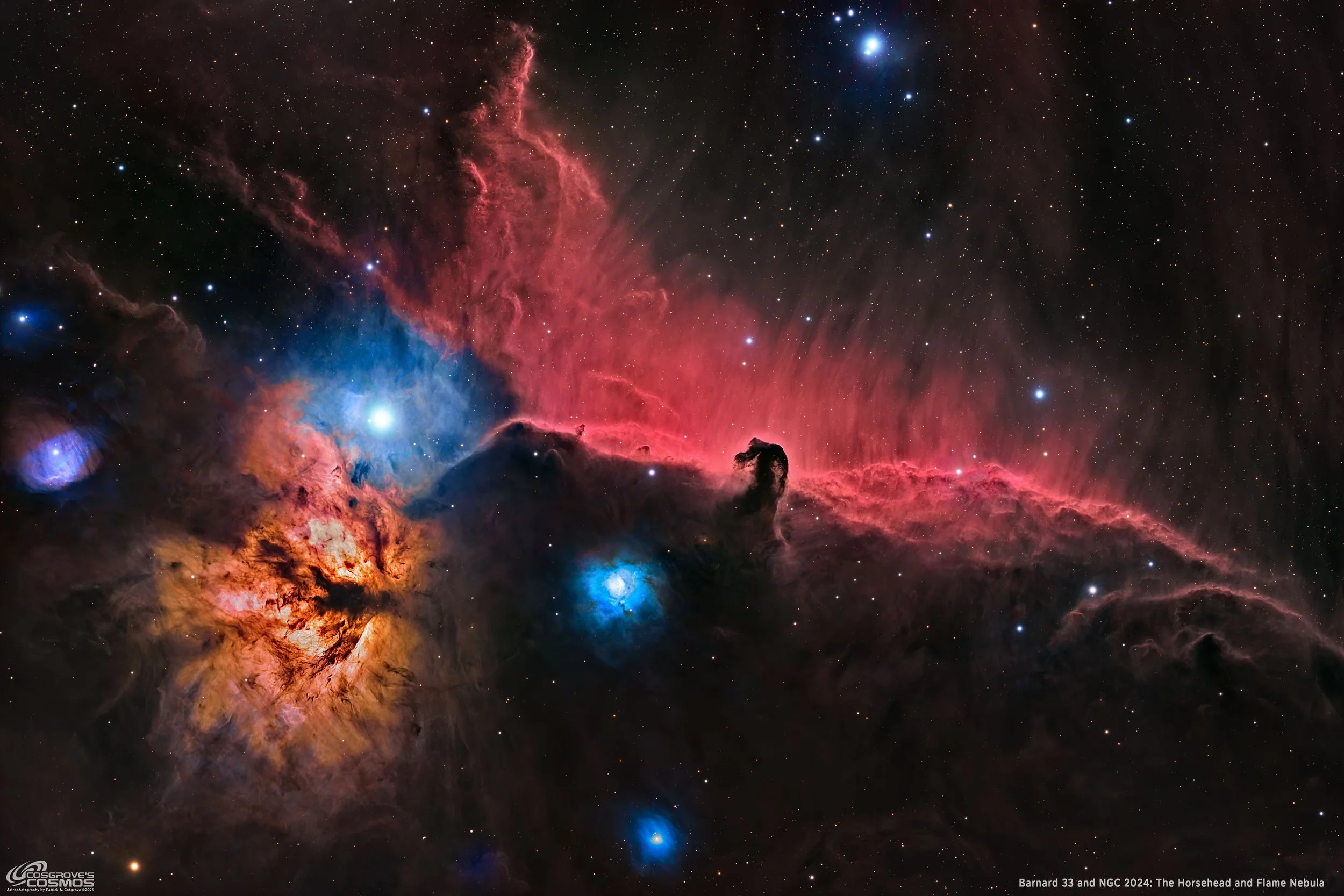 B33/NGC 2024 - The Horsehead and Flame Nebula - Dec 2025 Image Processing Walkthrough.
