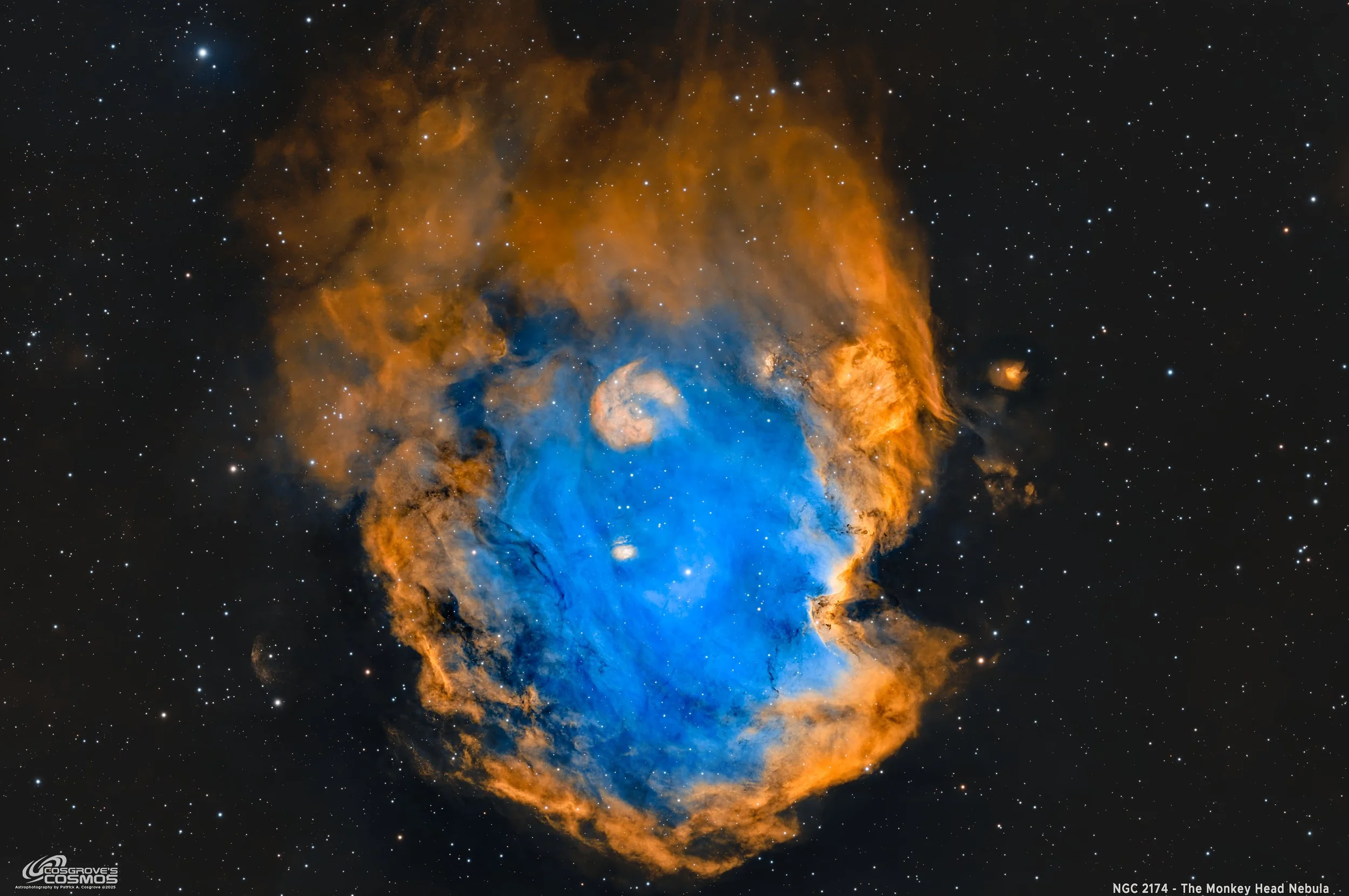 NGC 2174 - The Monkey Head Nebula - Jan 2026 Image Processing Walkthrough