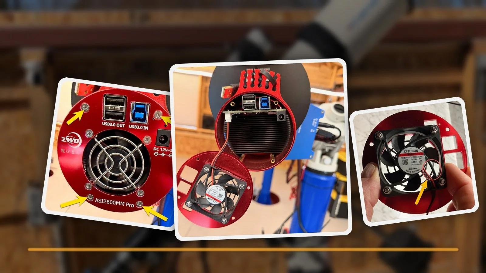 Hello, Astro “Fans!”: Replacing the Fan in your ASI2600MM-Pro Astro Camera!