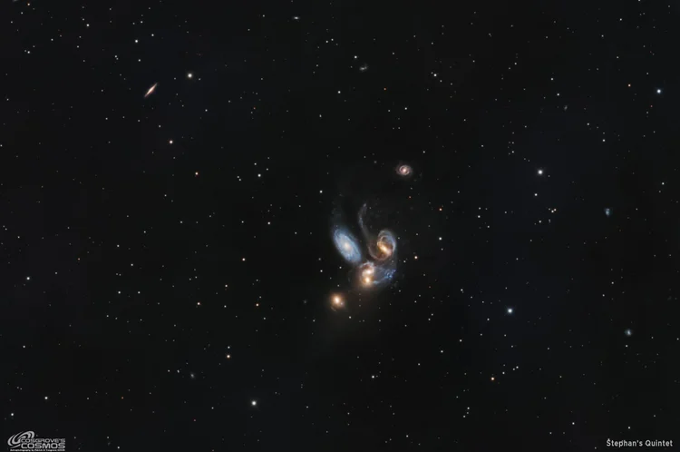 Stephan’s Quintet – HCG 92 / Arp 319 Compact Galaxy Group - 24 Hours of ...