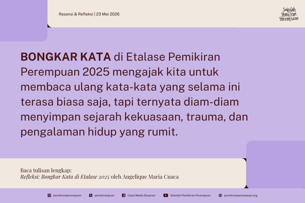 Refleksi: Bongkar Kata di Etalase 2025