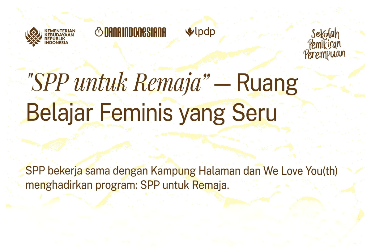 Sekolah Pemikiran Perempuan untuk Remaja – 12 Juli 2025