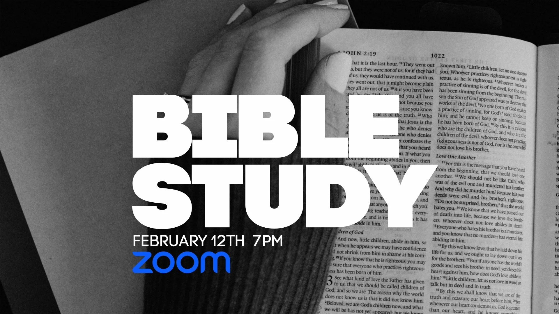 Online Bible Study via Zoom