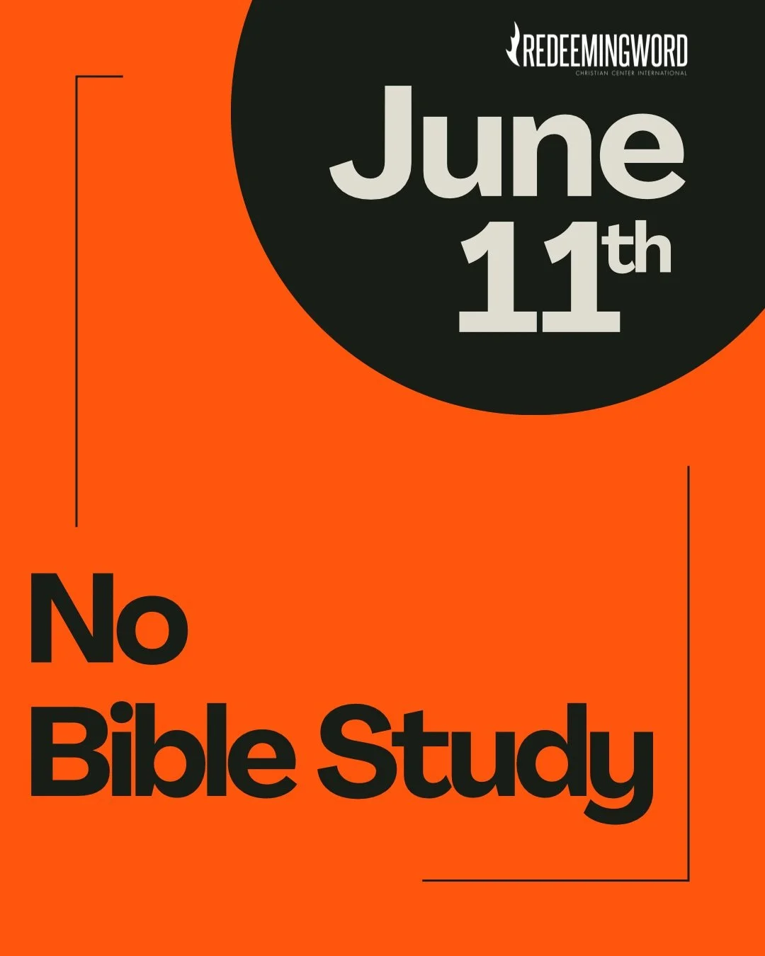 CANCELLED: No MDWK Bible Study on June 11