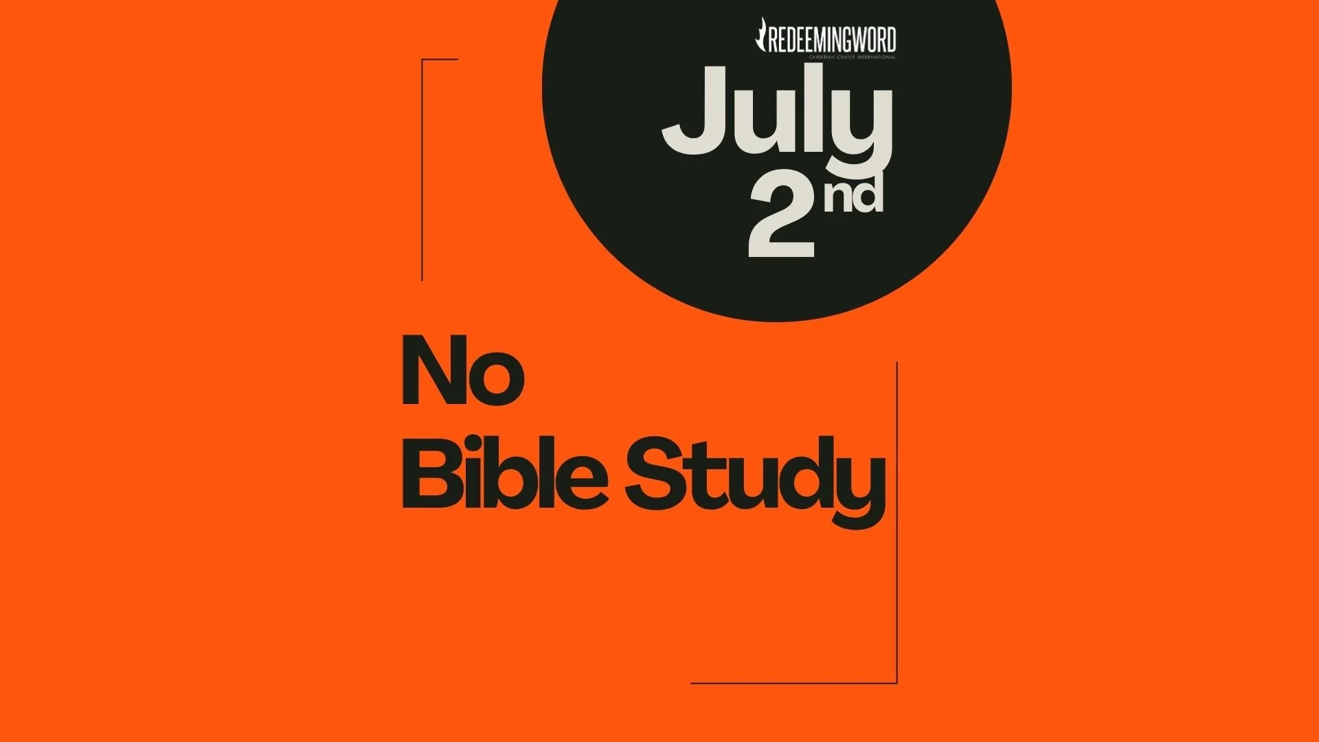 CANCELLED: MDWK Bible Study