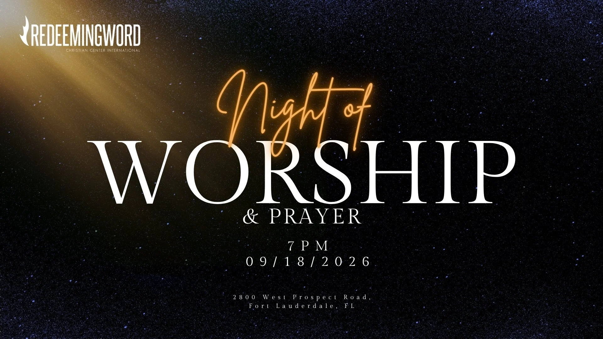 Night of Worship & Prayer