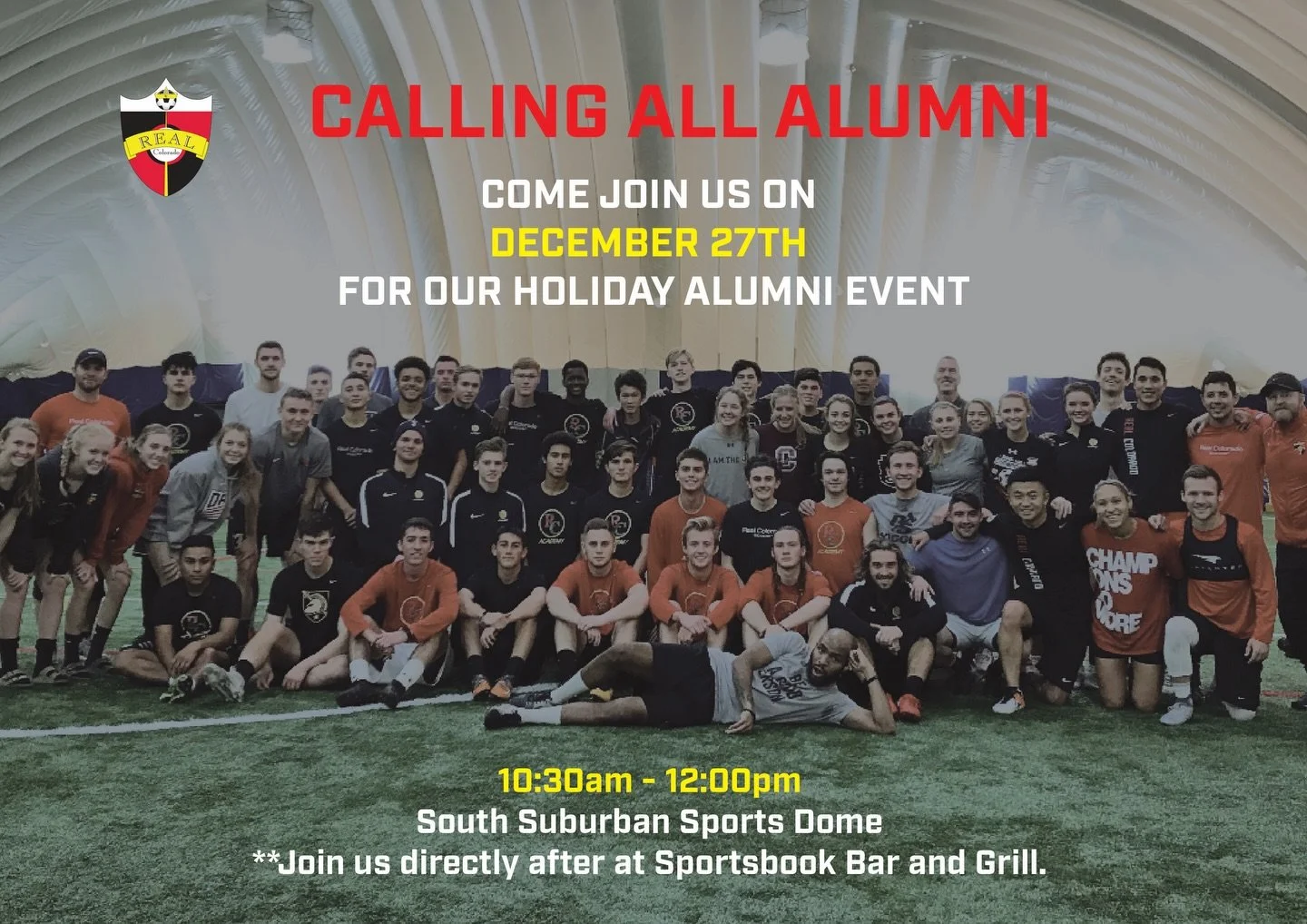 Once a part of the family, always a part of the family. Come put those boots back on to play or watch and then we will head over for appetizers at Sportsbook bar and grill. 

Please be sure to RSVP at the link in our Bio!