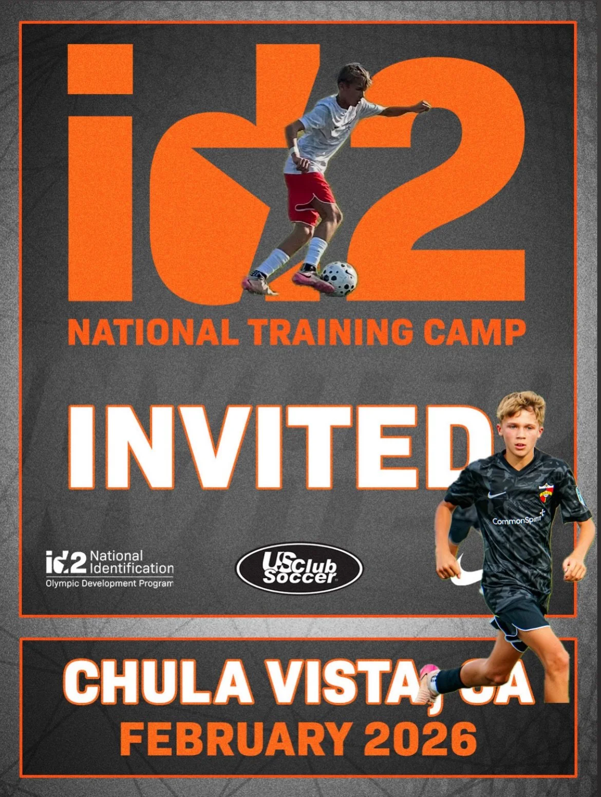 Congrats to two of our own, Max Hawkins and Claire Nolan, on earning their spot at the id2 National Training Camp this February. Go represent! 

#ID2Soccer
