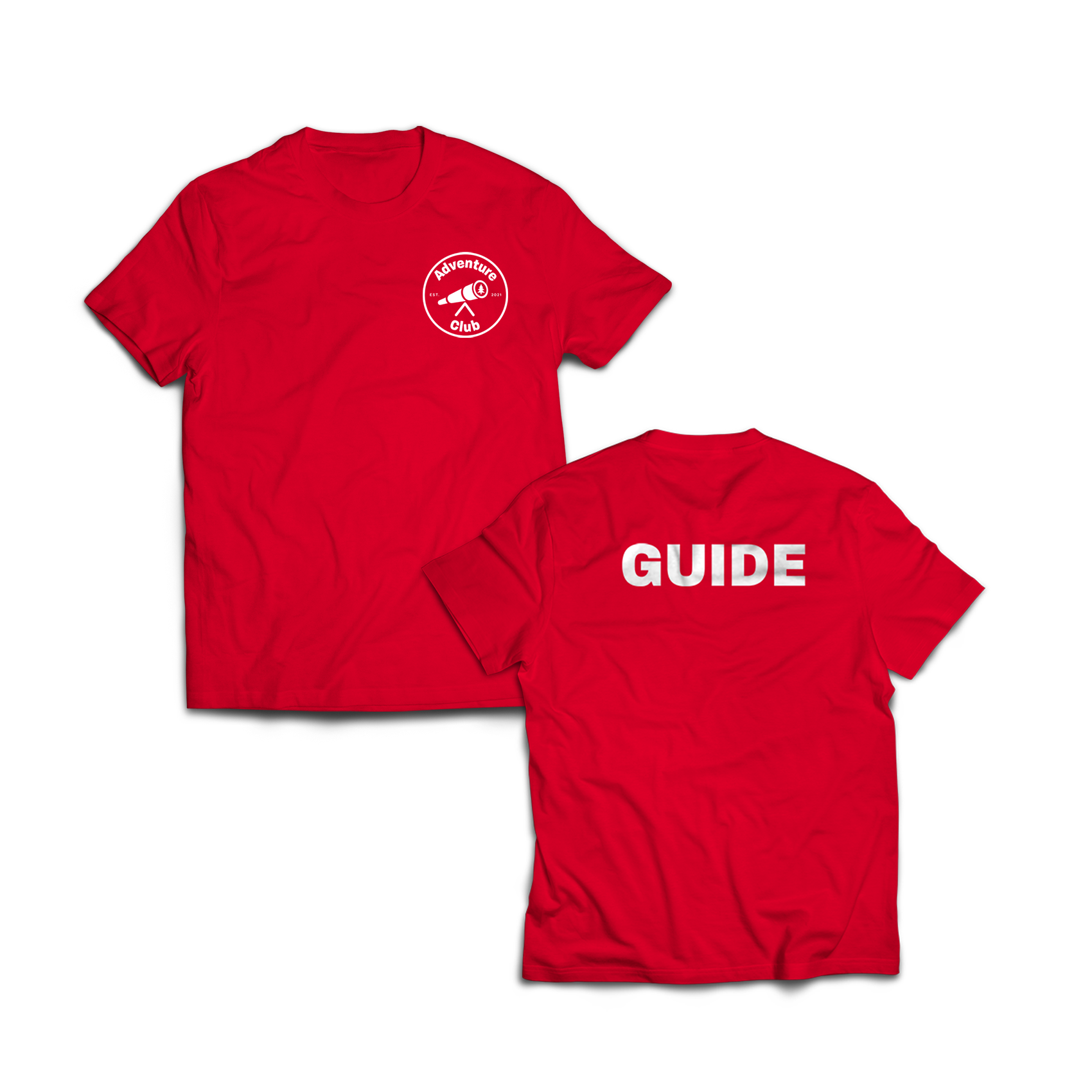 T-shirt design for Adventure Club Guides.