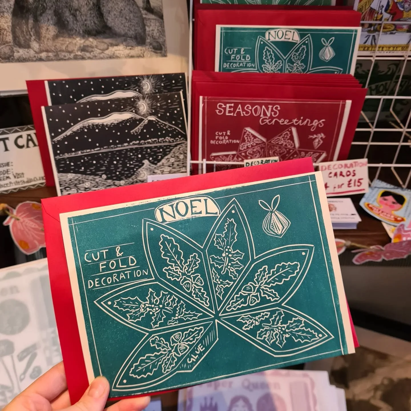 ✨️Some updates for you all ~

✨️Our online shop will be open 'til Sunday 14th with last post on Monday 15th. We have a batch of our Decoration Greeting Cards available as well as Paper Queens and the Curlew and Crummock cards. 

✨️If you'd like to le