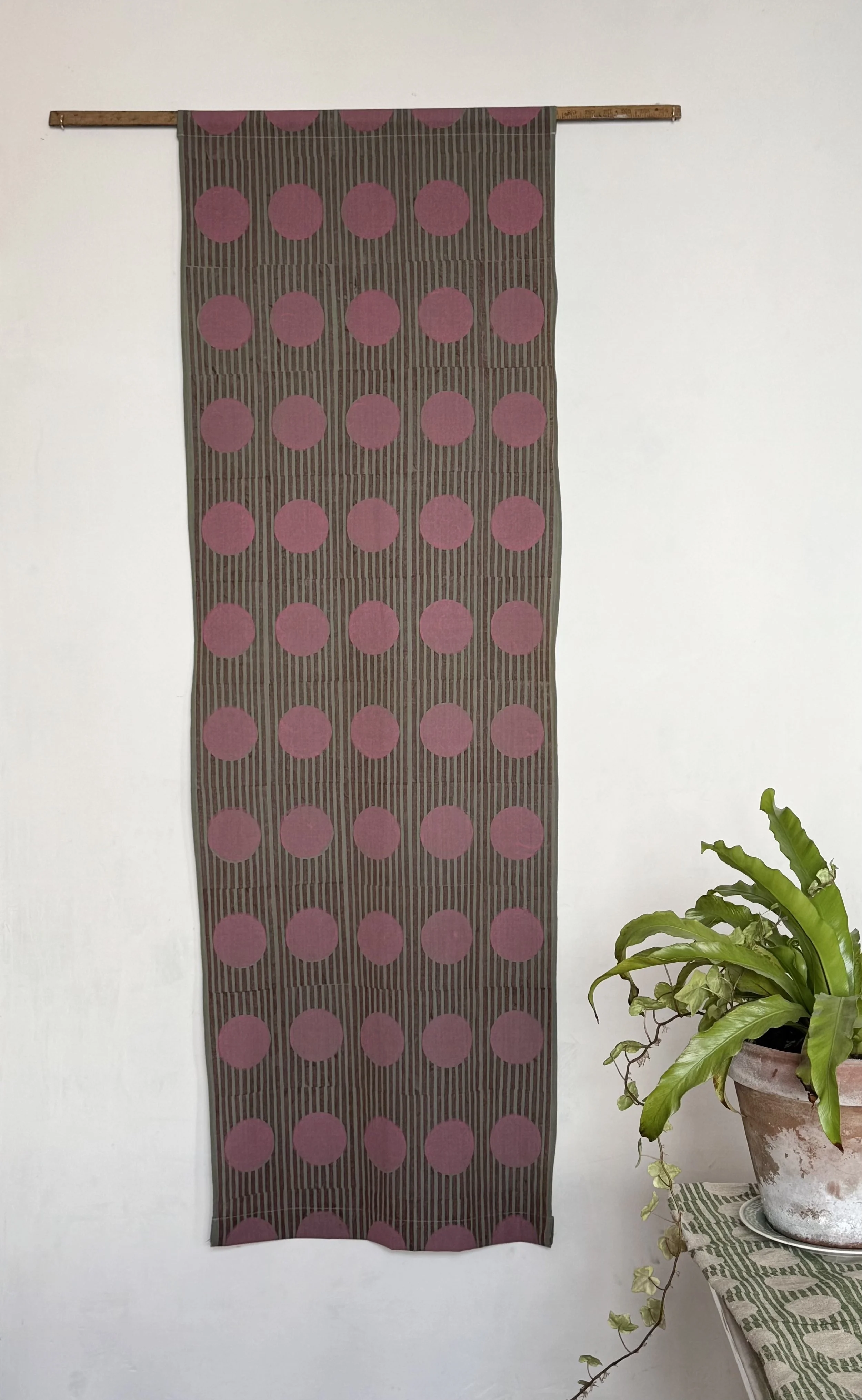 Green and Pink Dots 160 x 53cm .jpg