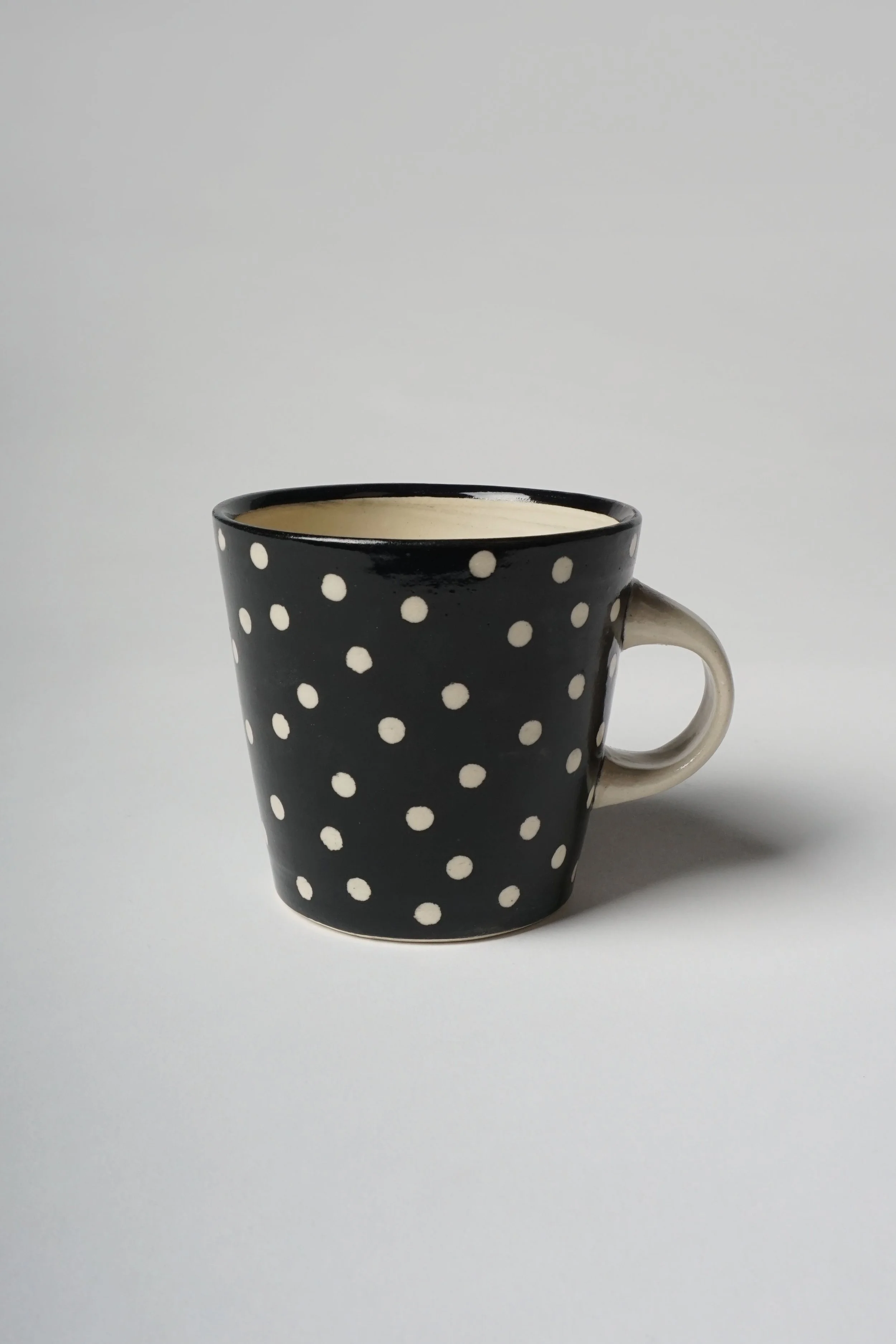 Black and White Polka Dot Short Mug.jpg