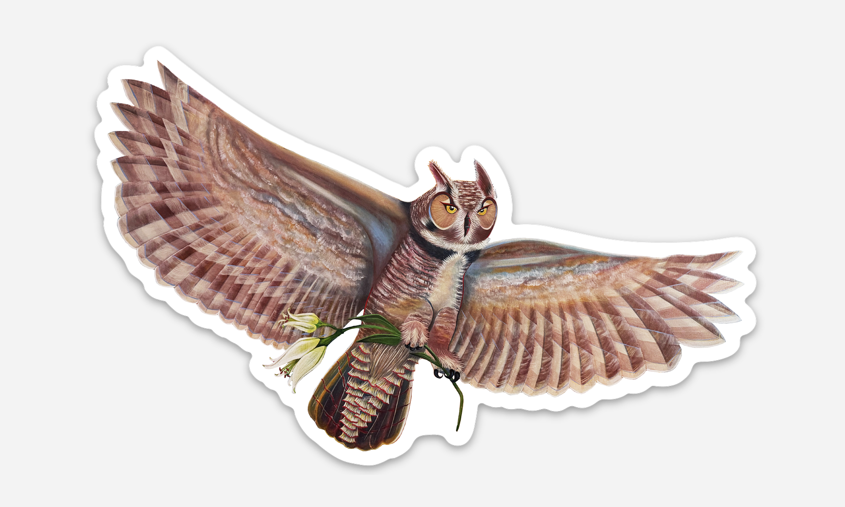 Majestic Owl Sticker