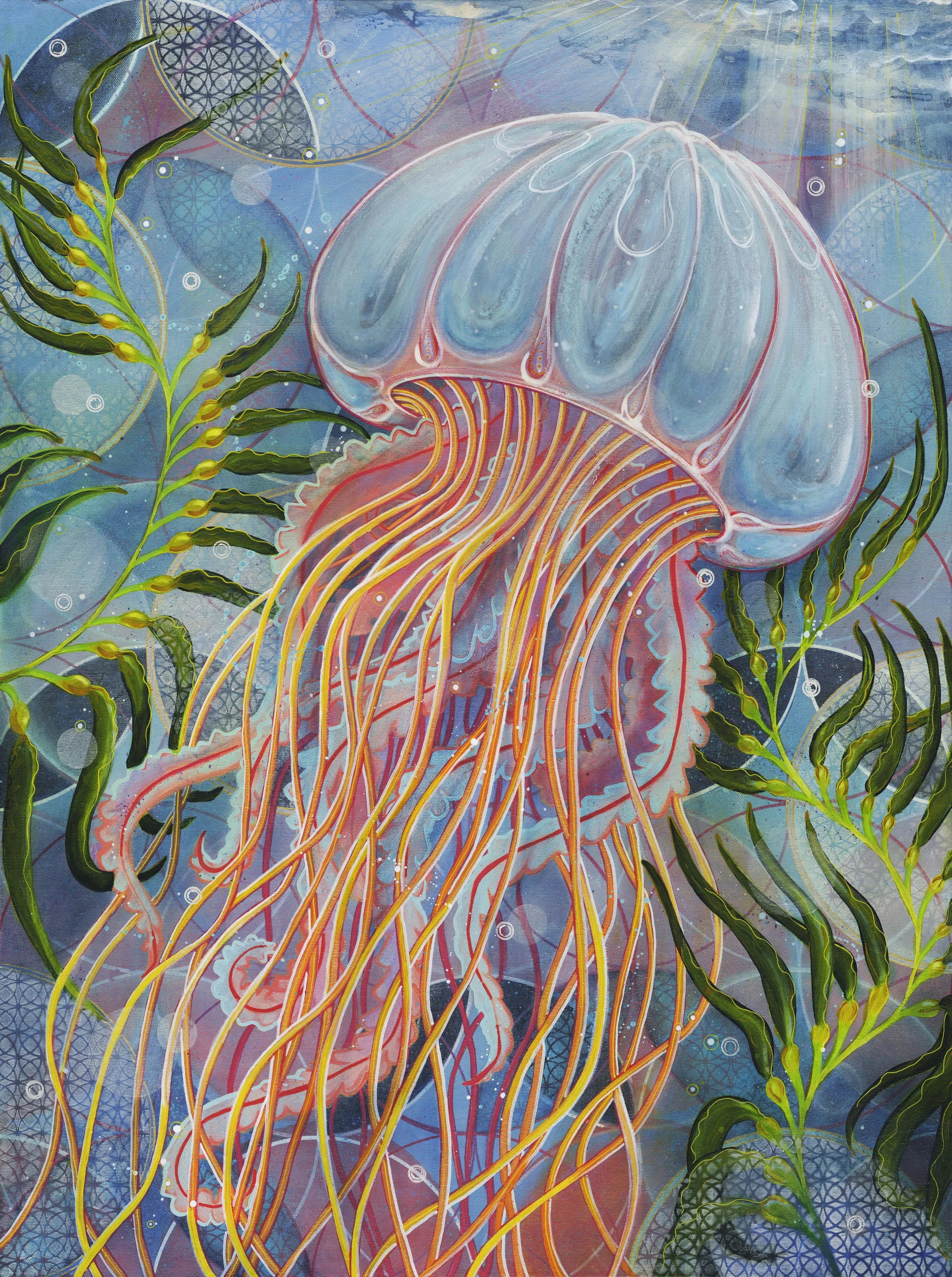 Print (paper/canvas) "Coastal Dance"