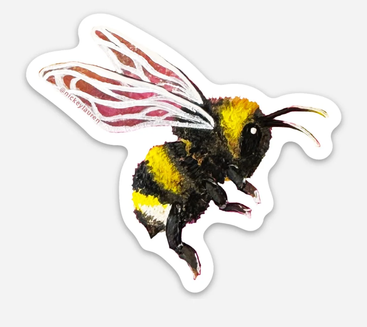 Bee Art Sticker