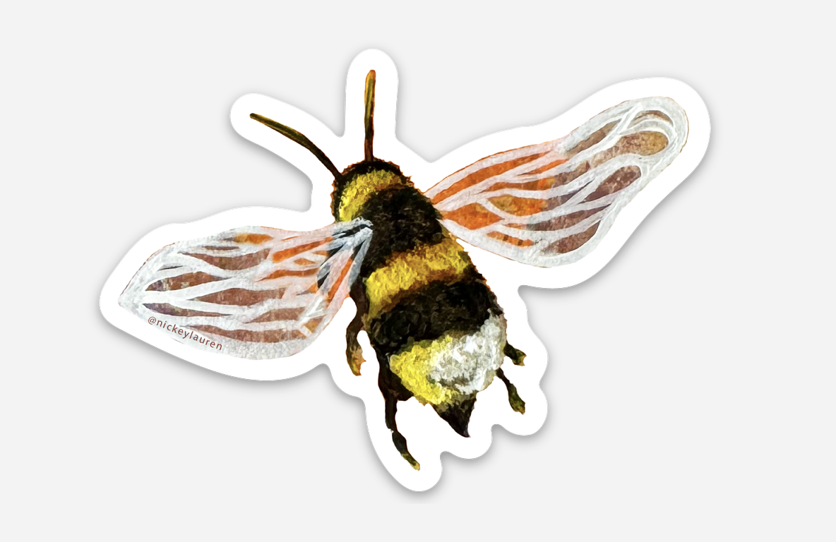 Bumble bee bum Sticker