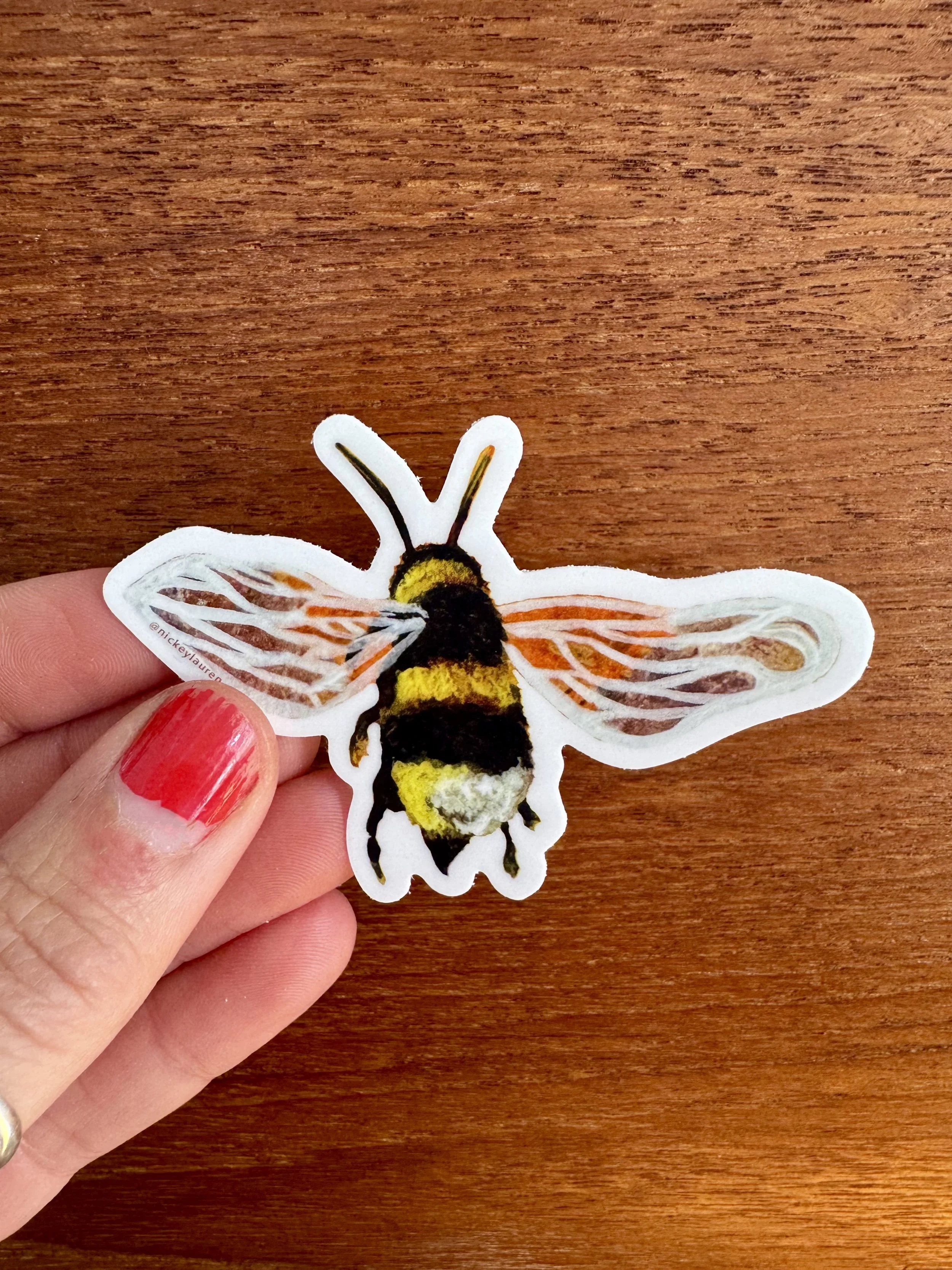 Bumble bee bum Sticker