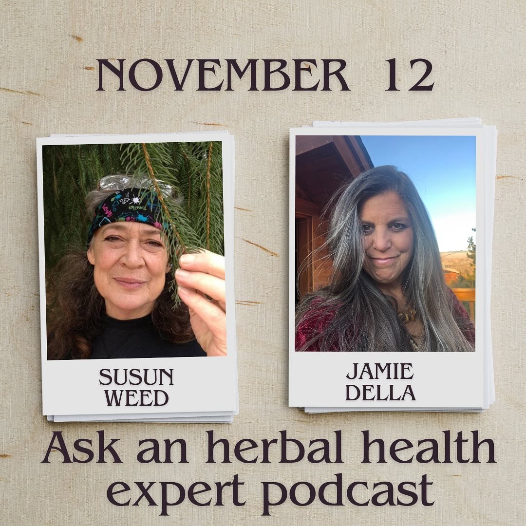 Listen to to a live conversation with  myself and Susun Weed @susun_weed on November 12 at 6pm Pacific Time. 

I&rsquo;m thrilled to be on Susun&rsquo;s podcast Ask An Herbal Health Expert to talk about my latest book A BOX OF MAGICK and the importan