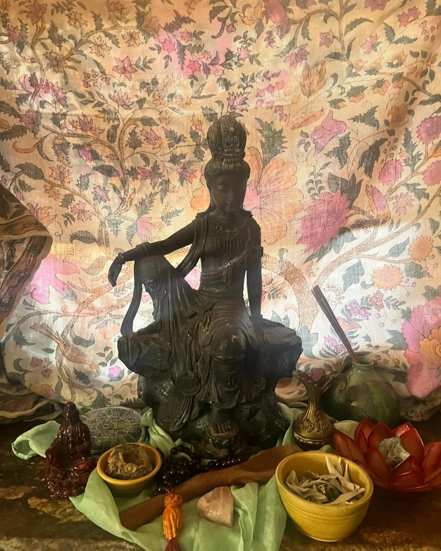 Making an altar is step one. Tending the altar is how we keep its Magick strong. 

In the latest Writing the Magick article How to Tend Your Altar we&rsquo;ll explore how to:
✨ Cleanse your altar
✨ Deepen your elemental connections through meaningful