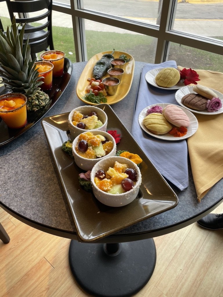 Pride breakfast Latin inspired sampling