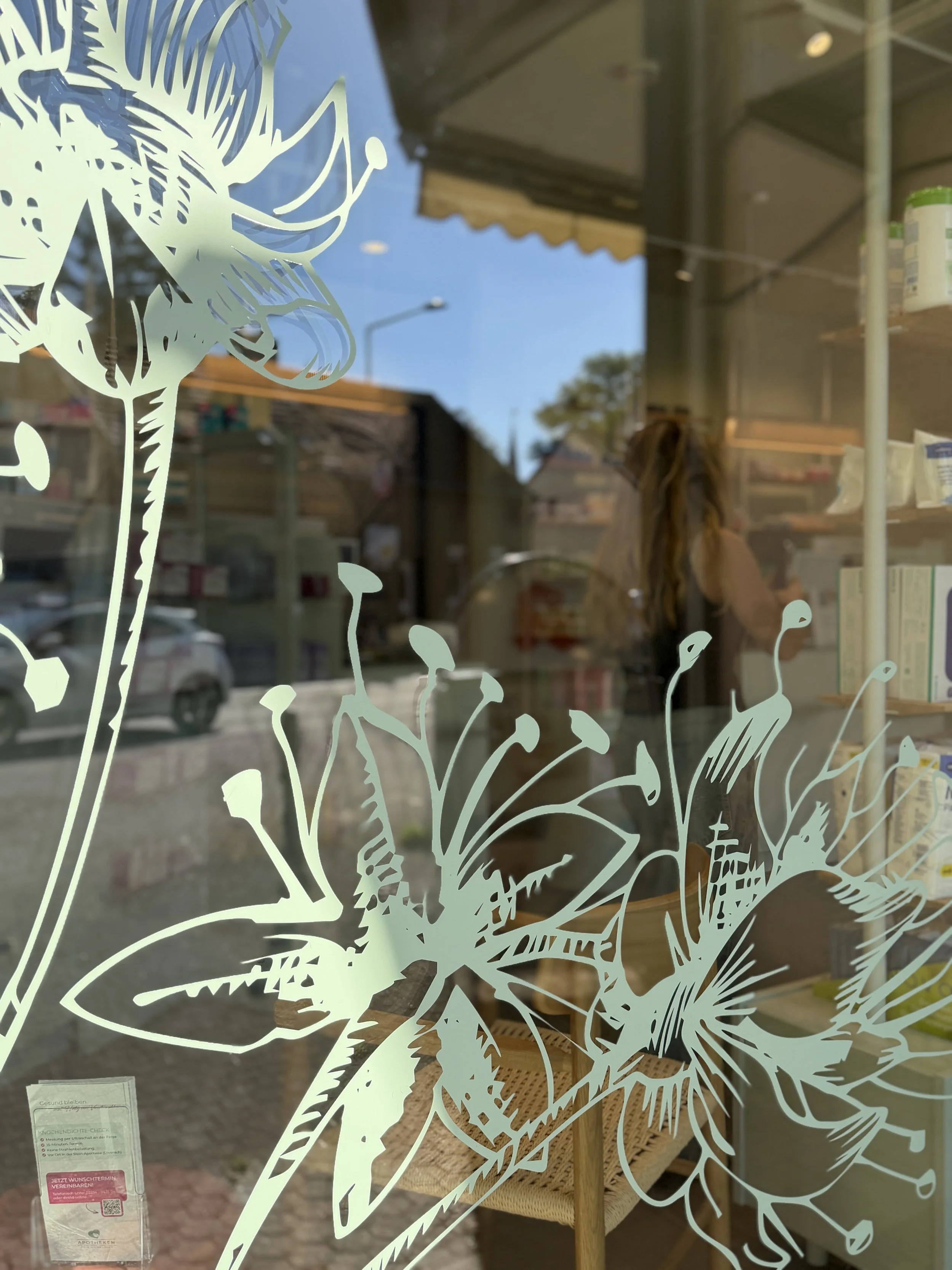SvP_Stein Apotheke - Schaufenster außen Detail
