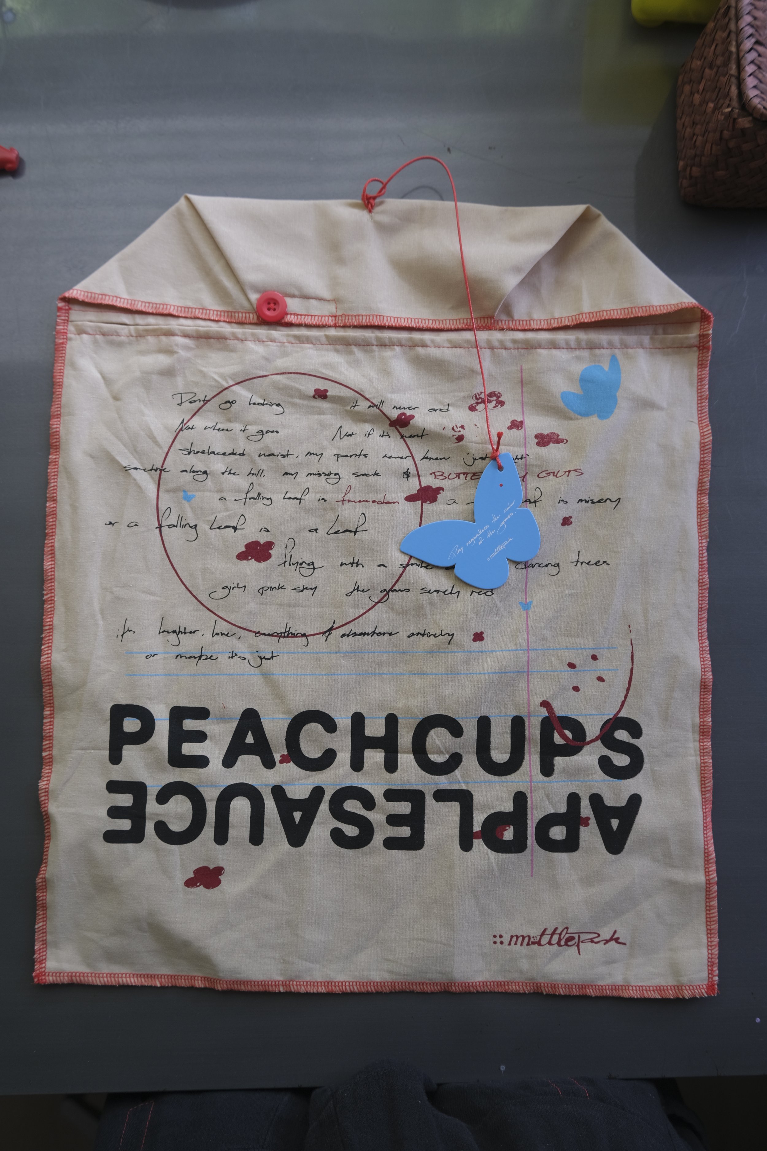Packaging - FLEET - (PEACHCUPSAPPLESAUCE) The cocoon has steeped to a butterfly