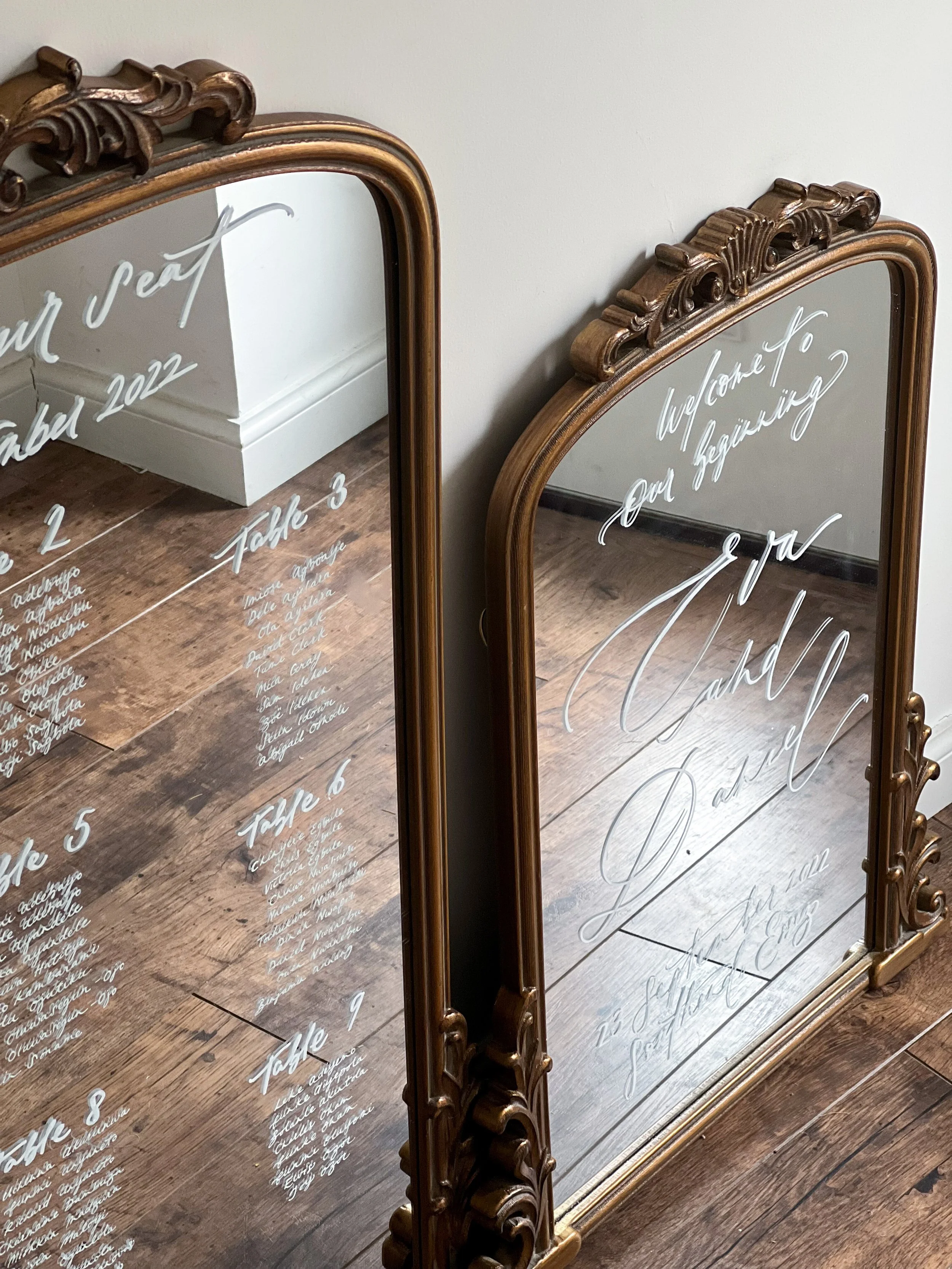 Mirror Calligraphy