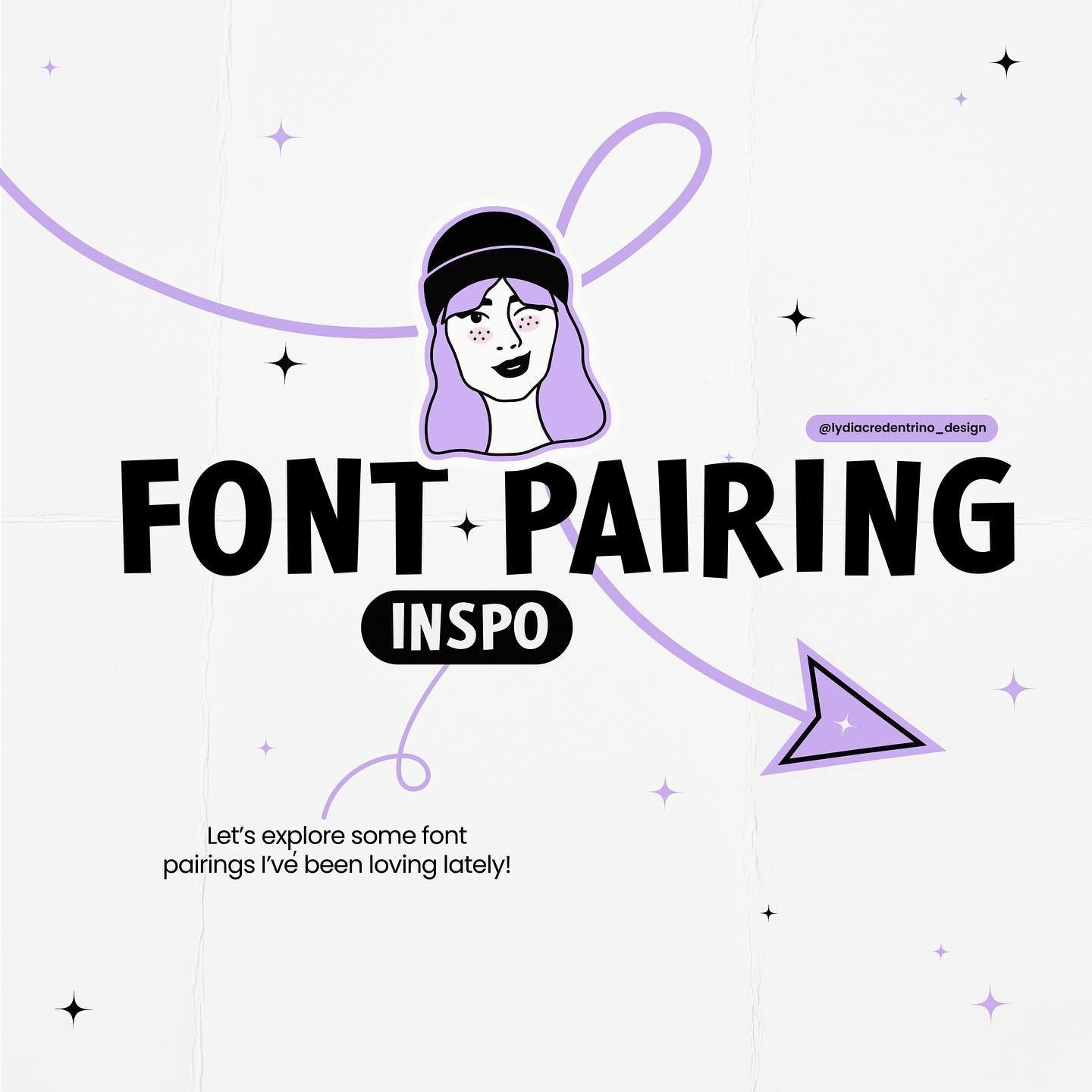 Steal my recent font pairings!

Comment which is your fave👩🏼&zwj;💻⬇️

Don&rsquo;t forget to save this post for inspiration on your next project and follow for more content like this!

#graphicdesign #design #branding #typography #font #fontdesign 
