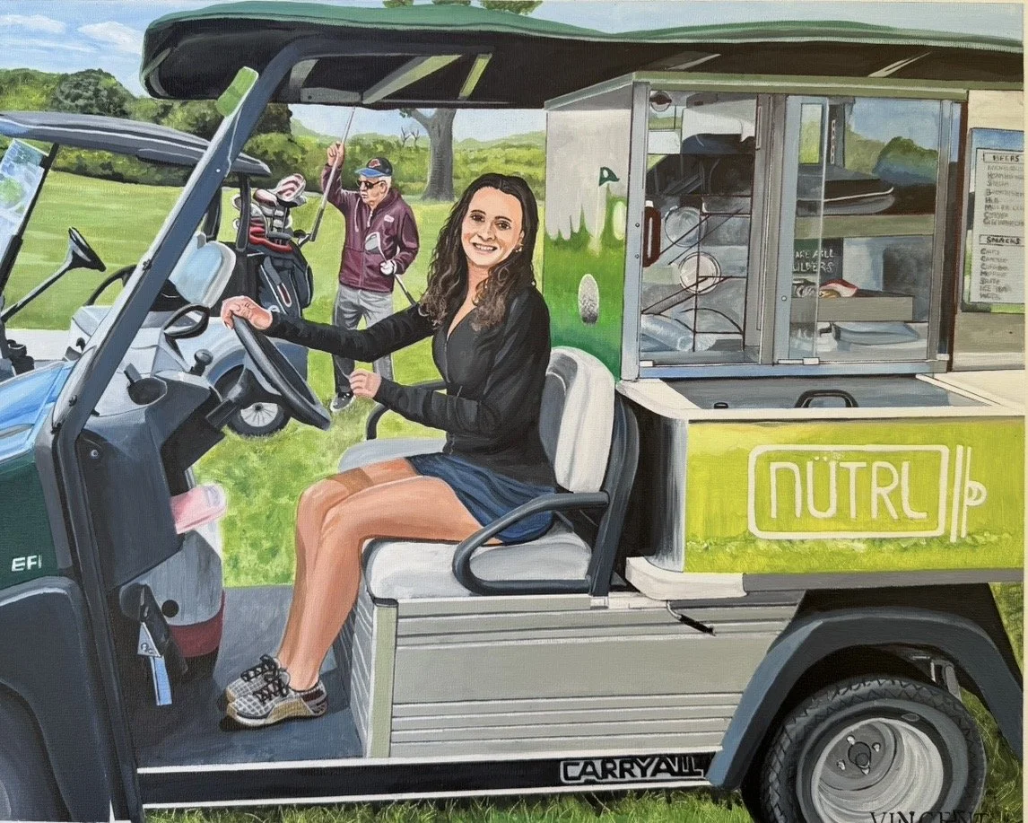 
While golfing on LONG ISLAND, NY, as usual, I was struggling.  The Cart girl was a ray of sunshine and I decided to share my thoughts on social media about how this lovely young lady was so sweet and helped make the experience more pleasant. So I as