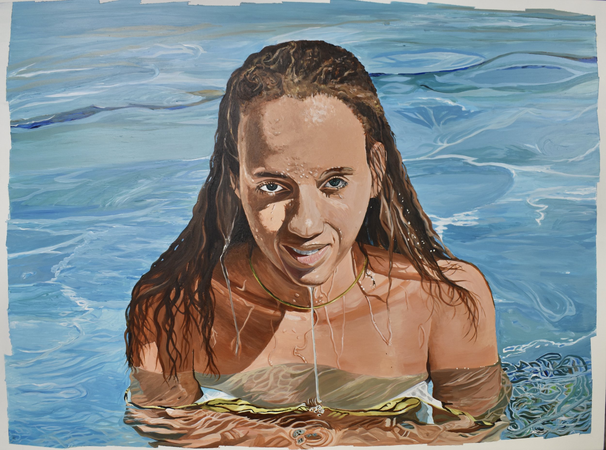 I met this young lady in Miami, Florida at the pool of our hotel and we had a nice chat.  She told me her name was Cindy Wright and she was Miss Jamaica 2006.  I asked her to do a short photo shoot so that I do one of these 'reflections in the water'