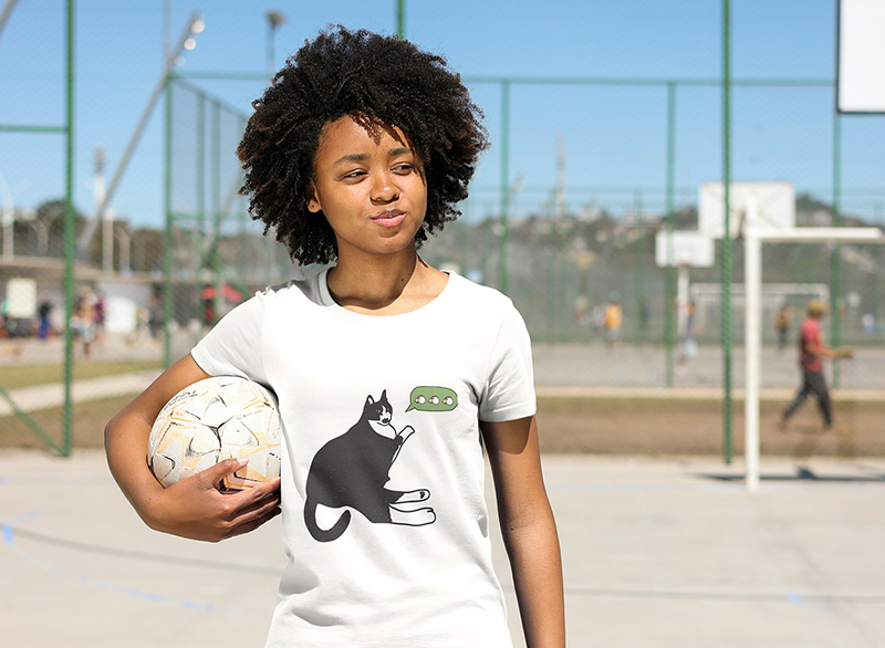 Meowby Snacks Sporty Tee