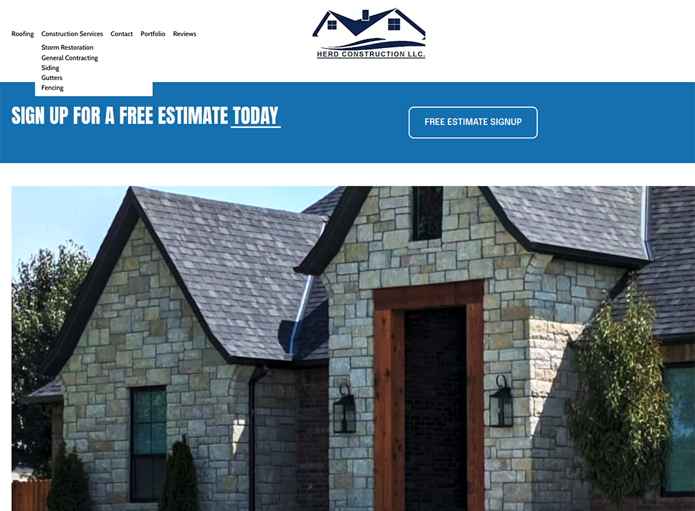 Herd Construction Home Page