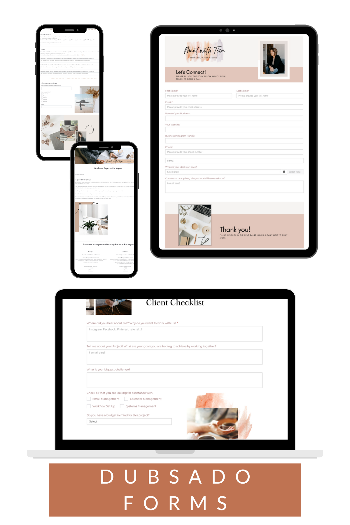 Design Portfolio — Meet with Tisa | Online Business Assistant | Website ...