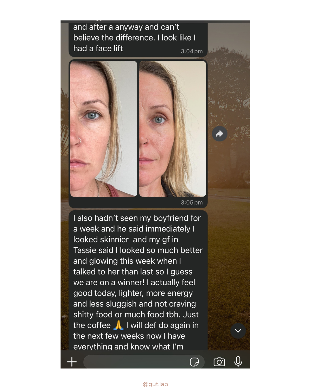 liver flush before and after images, beauty benefits. Natural facelift