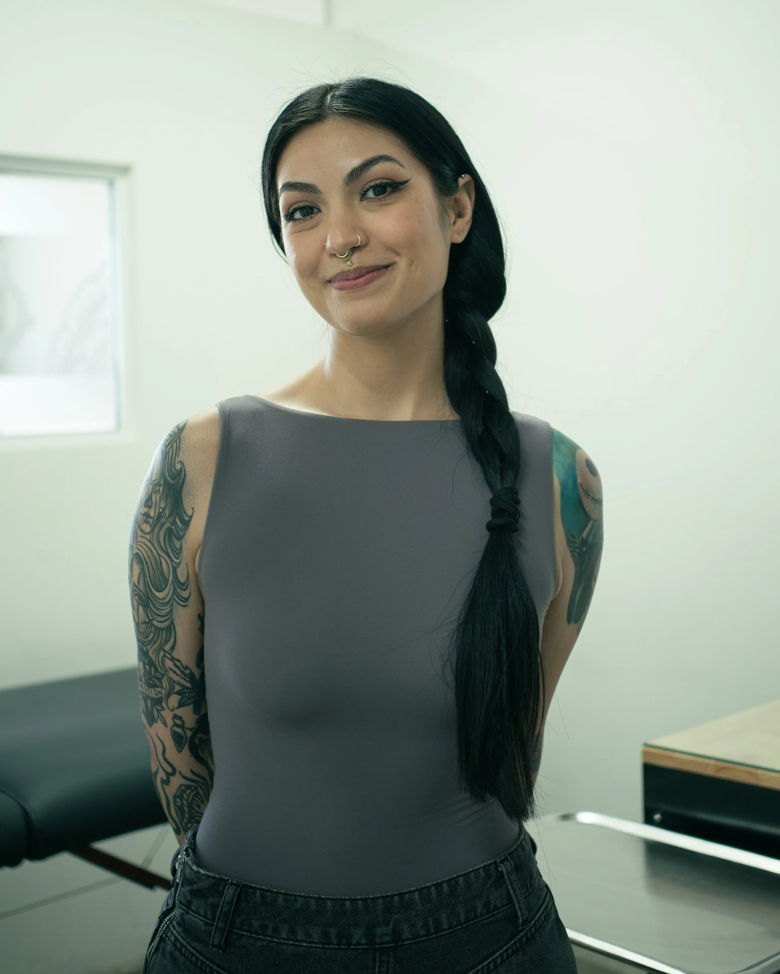 ErickaPokes body piercing specialist in Tijuana at piercing shala