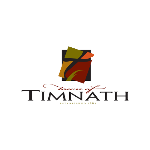 Tamar of Timmons logo with stylized script, abstract design, and established date 1882