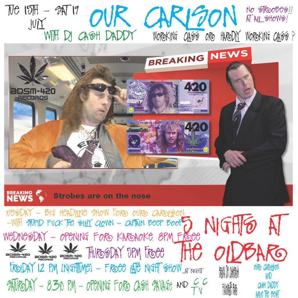 5 NIGHTS OF OUR CARLSON - FREE ENTRY