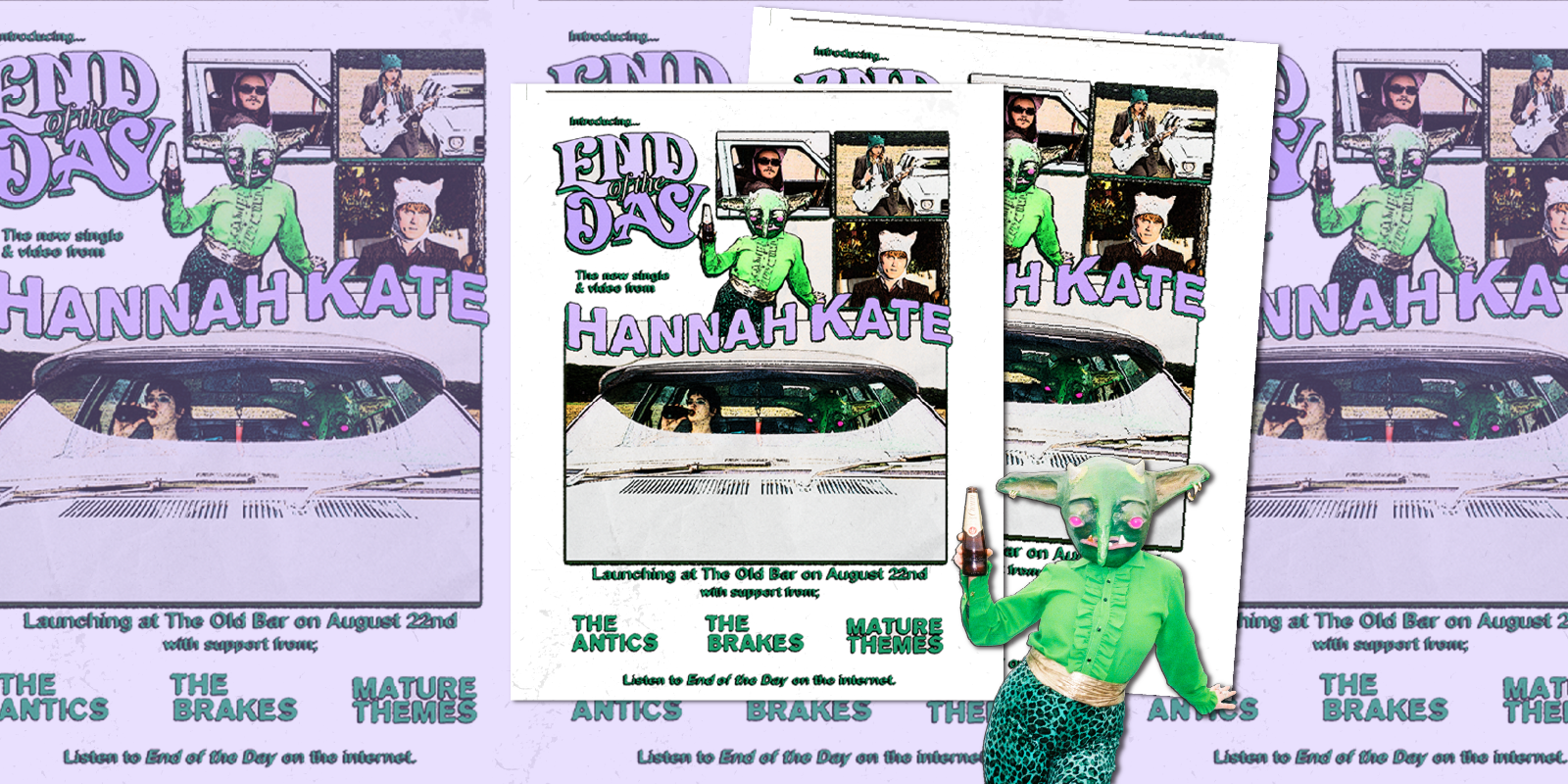 HANNAH KATE - launch + THE BRAKES + THE ANTICS + MATURE THEMES