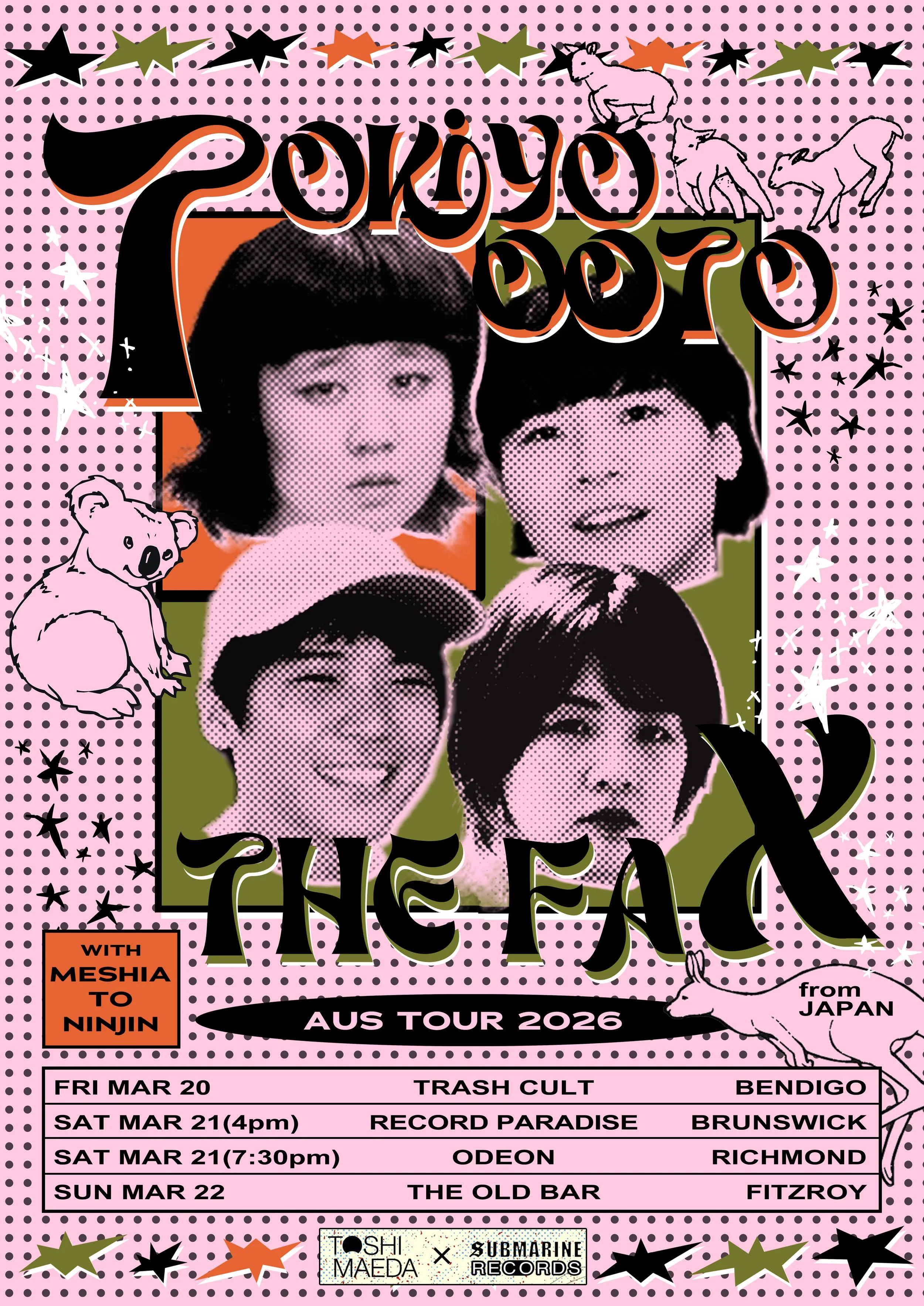 'A CURRENT FROM KYOTO' w/ MESHIA TO NINJIN + TOKIYO OOTO + THE FAX