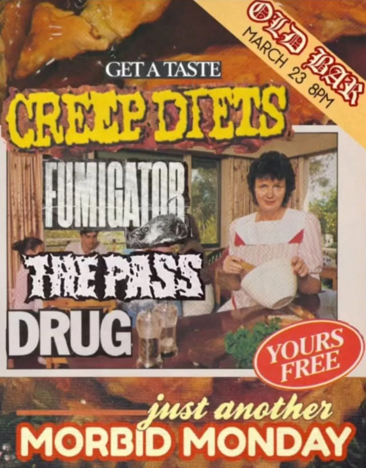 FREE ENTRY MORBID MONDAYS w/ CREEP DIETS + FUMIGATOR + THE PASS + DRUG