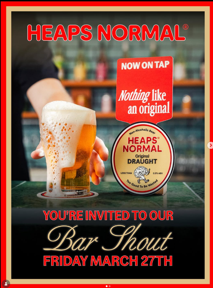 HEAPS NORMAL BAR SHOUT