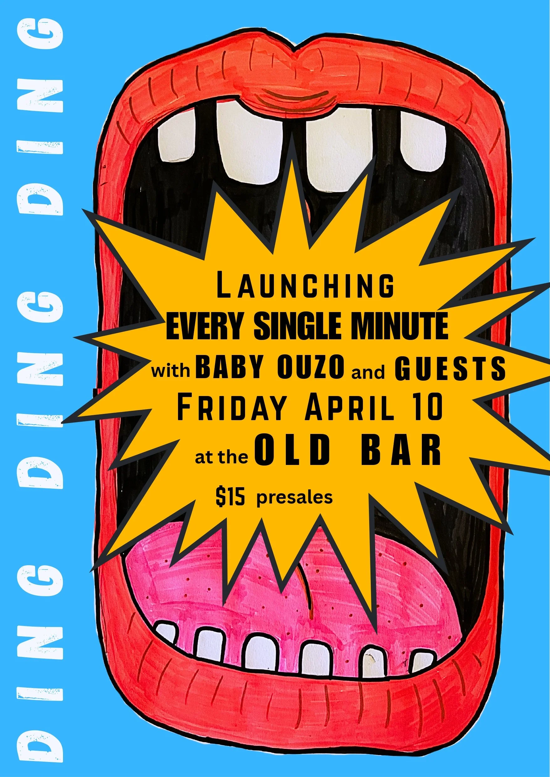 DING DING DING - launch + BABY OUZO